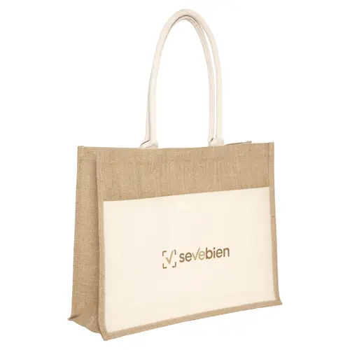 Bolsa de algodón y yute "YUCATÁN"