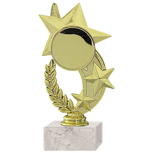 Trofeo Plástico Estrella Curva