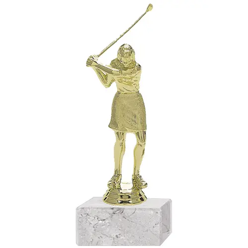 Trofeo Plástico Golf Femenino Pequeño (214)