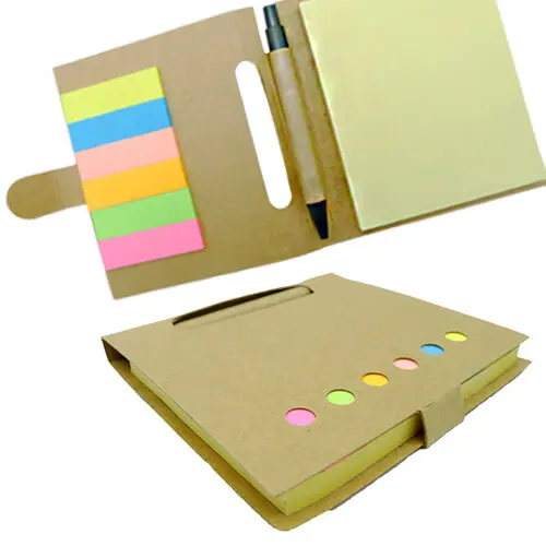 Set Memo set Tapa Cartón + Boligrafo N12