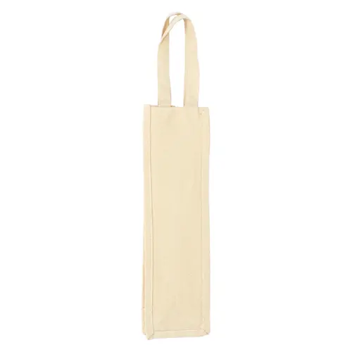 Bolsa Botella Vino 100% Algodón Canvas