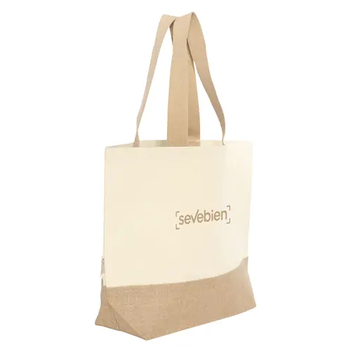 Bolsa de algodón y yute "YONA"